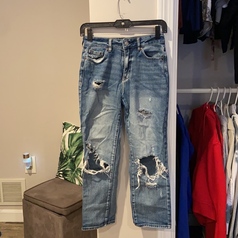PacSun ripped  mom jeans
